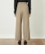 GREY LABEL リネンミックスチェックパンツ