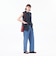 【UPTON GILET（アップトン ジレ）】リネンメッシュ