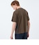 【WEEKENDER】クルーネック半袖Tシャツ ニットスムースコンビ