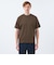 【WEEKENDER】クルーネック半袖Tシャツ ニットスムースコンビ