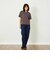 GREY LABEL マルチボーダー半袖Ｔシャツ