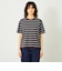 GREY LABEL マルチボーダー半袖Ｔシャツ