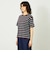 GREY LABEL マルチボーダー半袖Ｔシャツ
