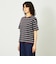 GREY LABEL マルチボーダー半袖Ｔシャツ