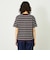 GREY LABEL マルチボーダー半袖Ｔシャツ
