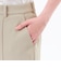バックサテンテーパードパンツ