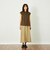 GREY LABEL ジオメトリックスタンドカラーブラウス