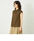 GREY LABEL ジオメトリックスタンドカラーブラウス