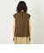 GREY LABEL ジオメトリックスタンドカラーブラウス