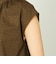GREY LABEL ジオメトリックスタンドカラーブラウス