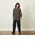 GREY LABEL パターンドバンドカラーシャツ