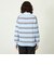 GREY LABEL ファインコットンボーダーポロニット