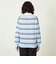 GREY LABEL ファインコットンボーダーポロニット