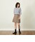 GREY LABEL ウールファーハーフスリーブニット