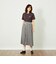 GREY LABEL チェックプリーツスカート