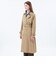 【WELBURY TRENCH(ウェルベリートレンチ)】梳毛ウールギャバ