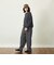 GREY LABEL ウールカシミヤケーブルニット