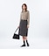 【Cleric Collar Knit(クレリックカラーニット)】グリッターニット