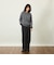 GREY LABEL ウールカシミヤバイカラーニット