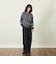 GREY LABEL ウールカシミヤバイカラーニット