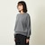 GREY LABEL ウールカシミヤバイカラーニット
