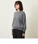 GREY LABEL ウールカシミヤバイカラーニット