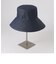 つば広バケットハット
