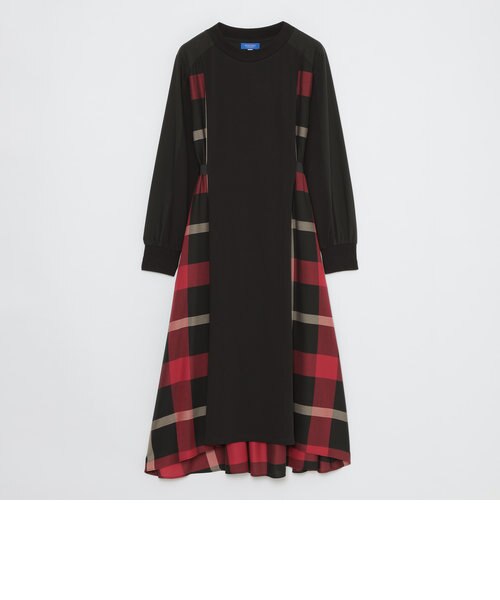 BLUE LABELドッキングワンピース BLUE LABEL CRESTBRIDGE 美品 ブルーレーベルクレストブリッジ