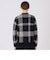 クレストブリッジチェックジャカードニット