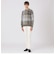 クレストブリッジチェックジャカードニット