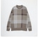 クレストブリッジチェックジャカードニット