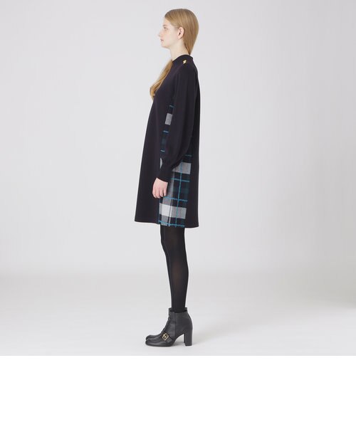 ミラノリブニットワンピース｜ブルーレーベルブラックレーベルクレスト