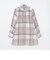 クレストブリッジチェックエアリーツイルブラウス