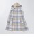 クレストブリッジチェックリバーシブルダンボールコーディガン