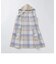 クレストブリッジチェックリバーシブルダンボールコーディガン