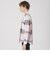 麻混クレストブリッジチェックシャツ