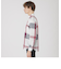 麻混クレストブリッジチェックシャツ