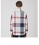 麻混クレストブリッジチェックシャツ