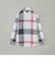 麻混クレストブリッジチェックシャツ