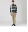 麻混クレストブリッジチェックシャツ