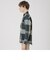麻混クレストブリッジチェックシャツ