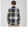 麻混クレストブリッジチェックシャツ