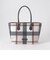 クレストブリッジチェックPVCトート