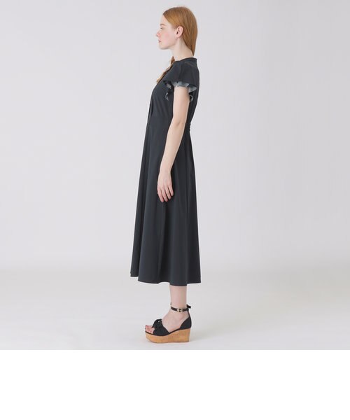 シルキータフタシャツドレス｜ブルーレーベルブラックレーベルクレスト