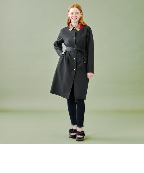 未使用級美品✨　ブラックレーベル　クレストブリッジ　ステンカラー　コート　L オンラインストア限定】ナチュラルブライトステンカラーコート｜ブルー