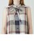 クレストブリッジチェックエレガントシアーボイルノースリーブシャツドレス