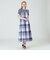【限定カラーあり】クレストブリッジチェックソフティーボイルキャミソールドレス