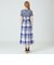 【限定カラーあり】クレストブリッジチェックソフティーボイルキャミソールドレス