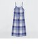 【限定カラーあり】クレストブリッジチェックソフティーボイルキャミソールドレス