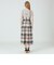 【限定カラーあり】クレストブリッジチェックソフティーボイルキャミソールドレス